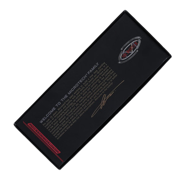Microtech Dirac Delta OTF Auto D/E Knife Black 3.75in Part Serr Dagger AUMT2272T View 13
