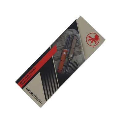 Microtech Dirac Delta OTF Auto D/E Knife Black 3.75in Part Serr Dagger AUMT2272T View 15