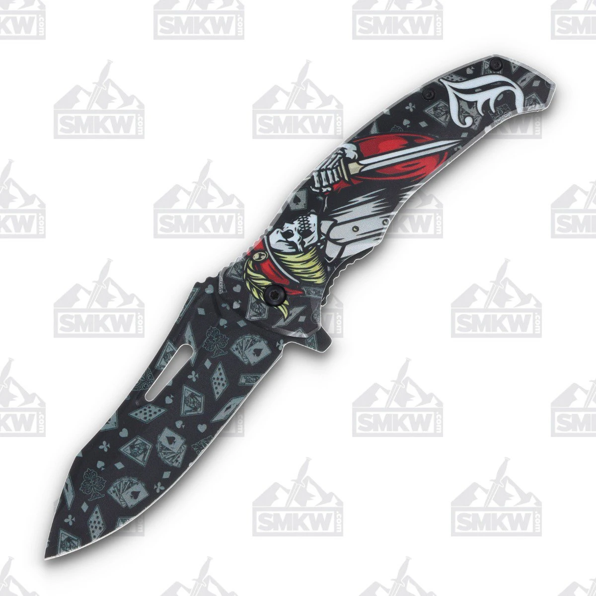 Rite Edge Joker of Cards Folding Knife 3.75in Clip Point Blade 300576JK View 1