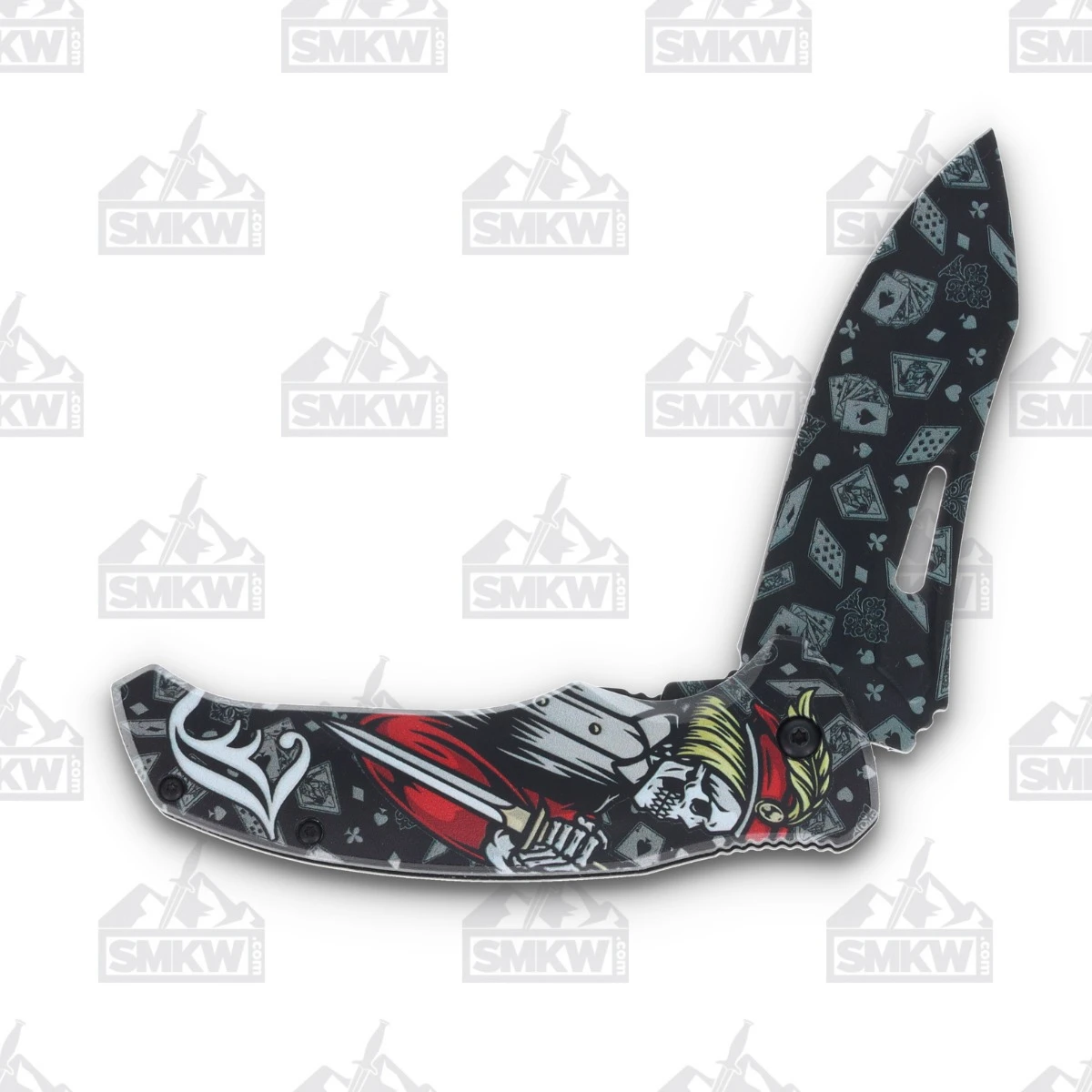 Rite Edge Joker of Cards Folding Knife 3.75in Clip Point Blade 300576JK View 3