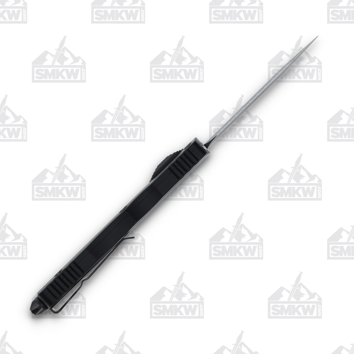 Microtech Dirac Out-The-Front Automatic Knife (D/E Black F/S | Black) AUMT2273T View 3