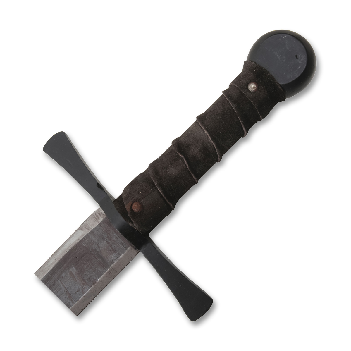 Szco Supplies Rustic Broad Sword - Leather Wrapped - 32in Plain Blade 901132 View 2