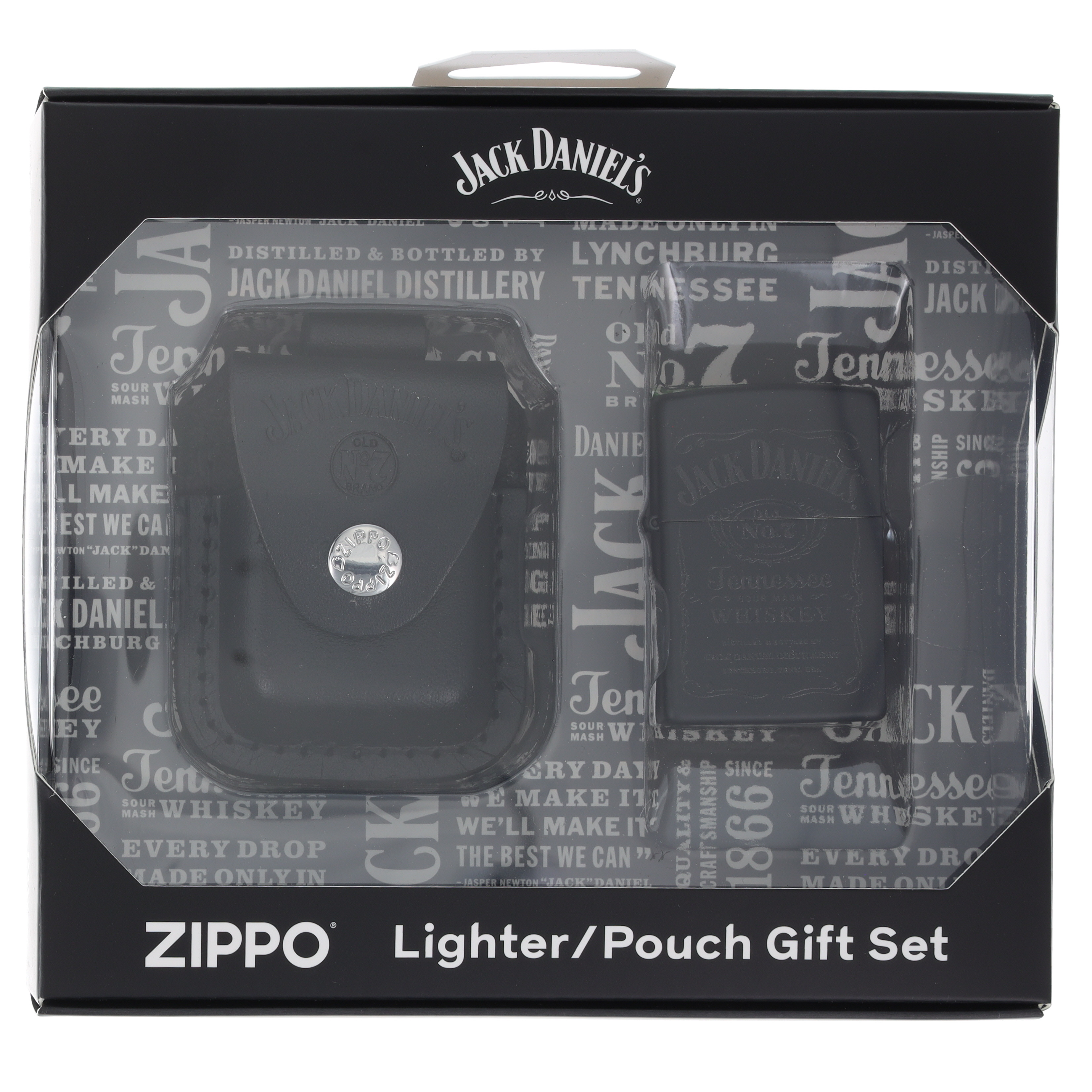 Zippo Lighter Jack Daniels Gift Set-Lighter and Pouch ZP48460 View 1