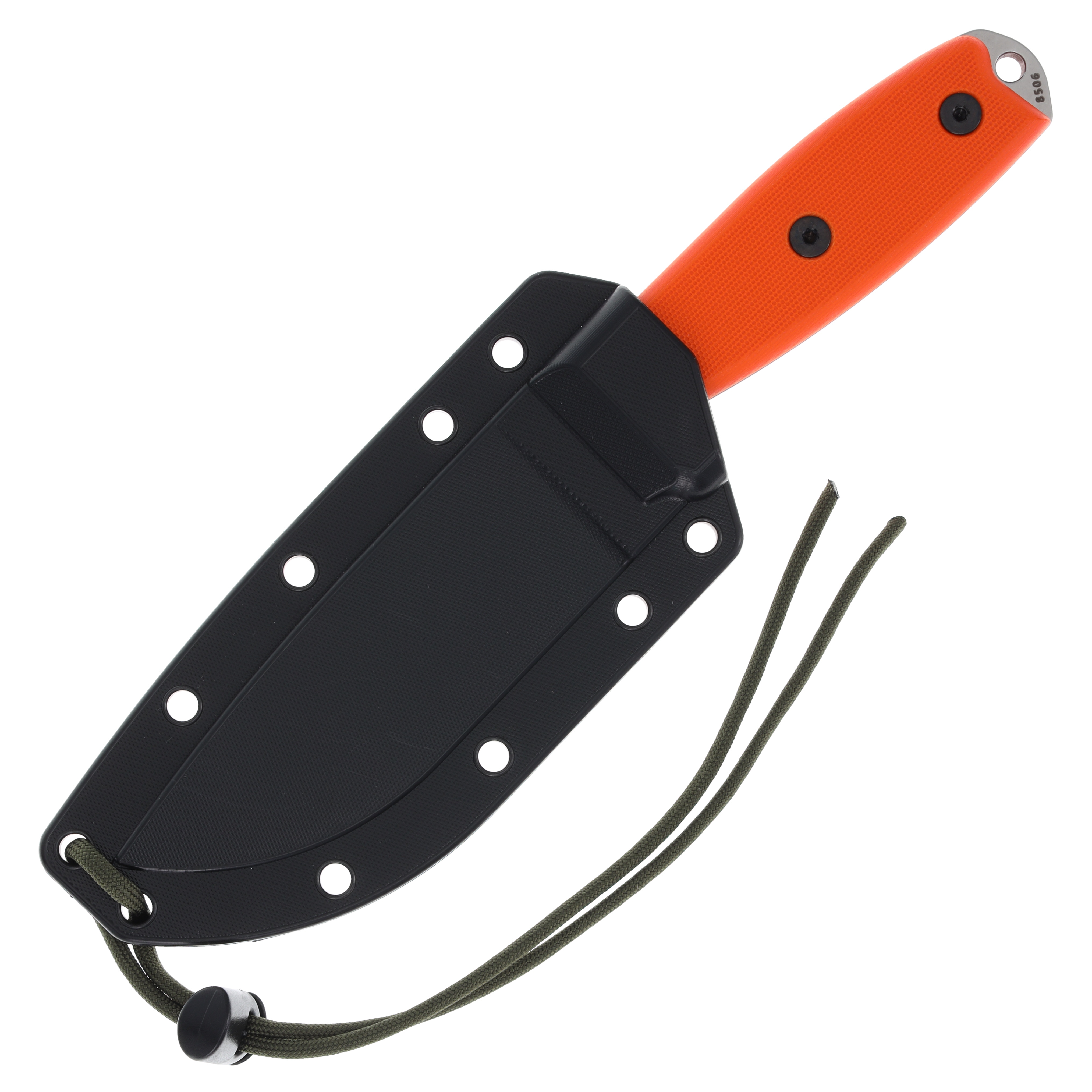 ESEE Knives ESEE 4 Fixed Blade Orange G10 Stonewash S35VN ESEE4PS35VOR View 5