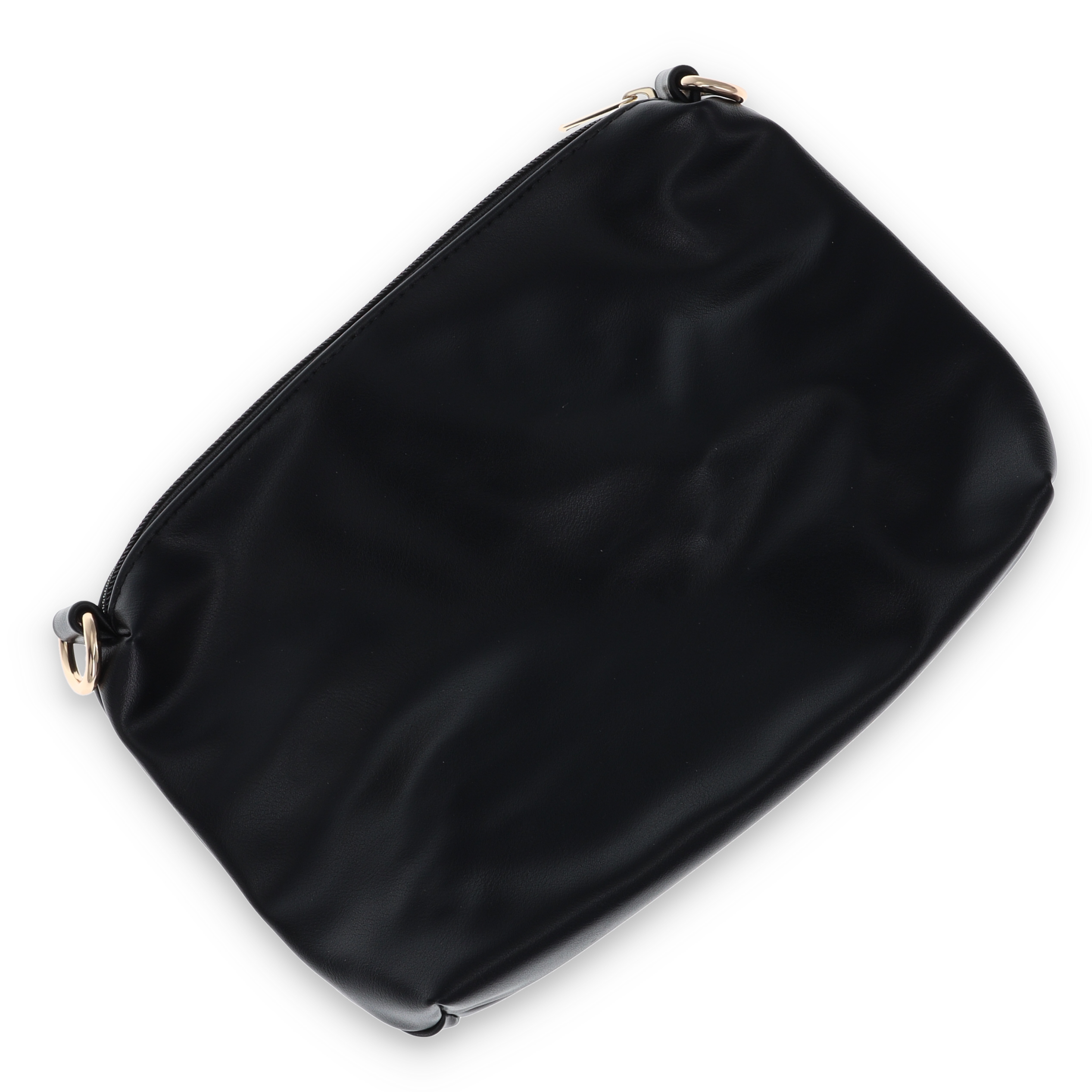 Leda's Fashions Dolly Woven Black Purse Clutch LPP6226BLK View 12