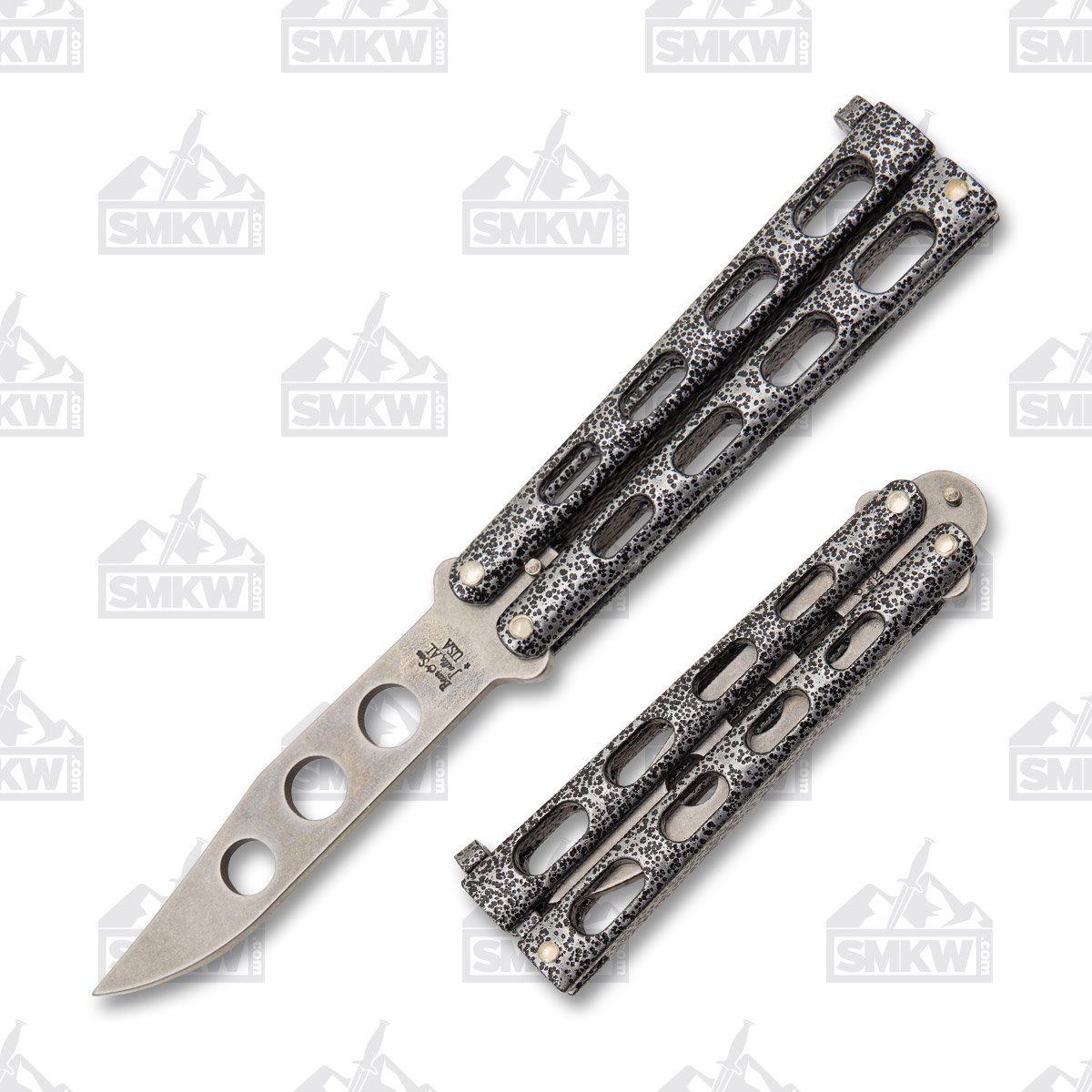 Bear & Son Balisong Trainer Silver Vein BR113TR View 1