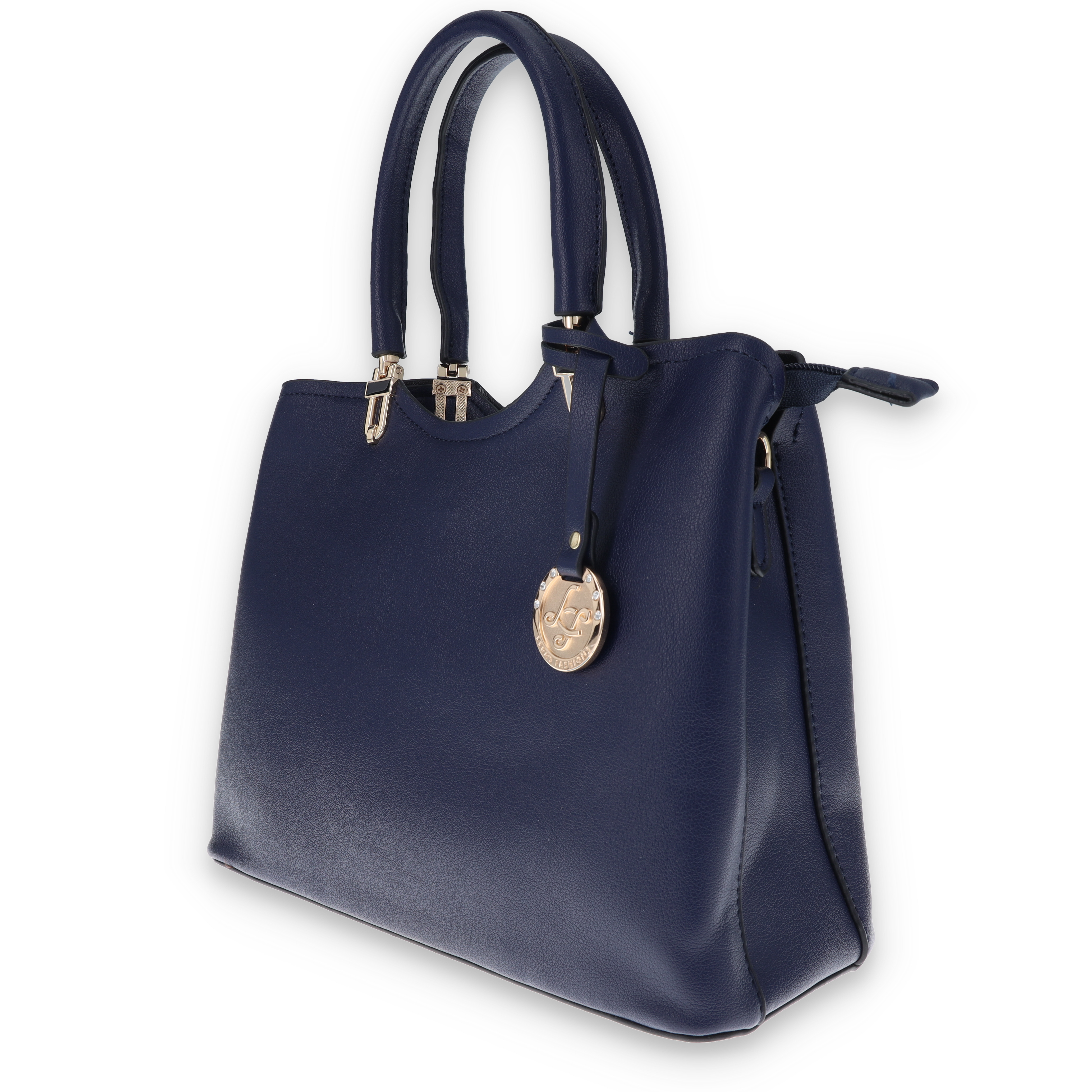 Leda's Fashions Navy Blue Jolene Purse LPP9036BLU View 3