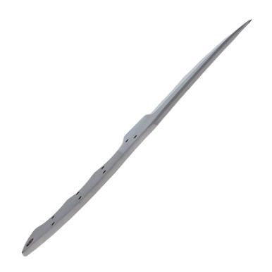 5in Stainless Steel Plain Satin Skinner Blade Blank View 4