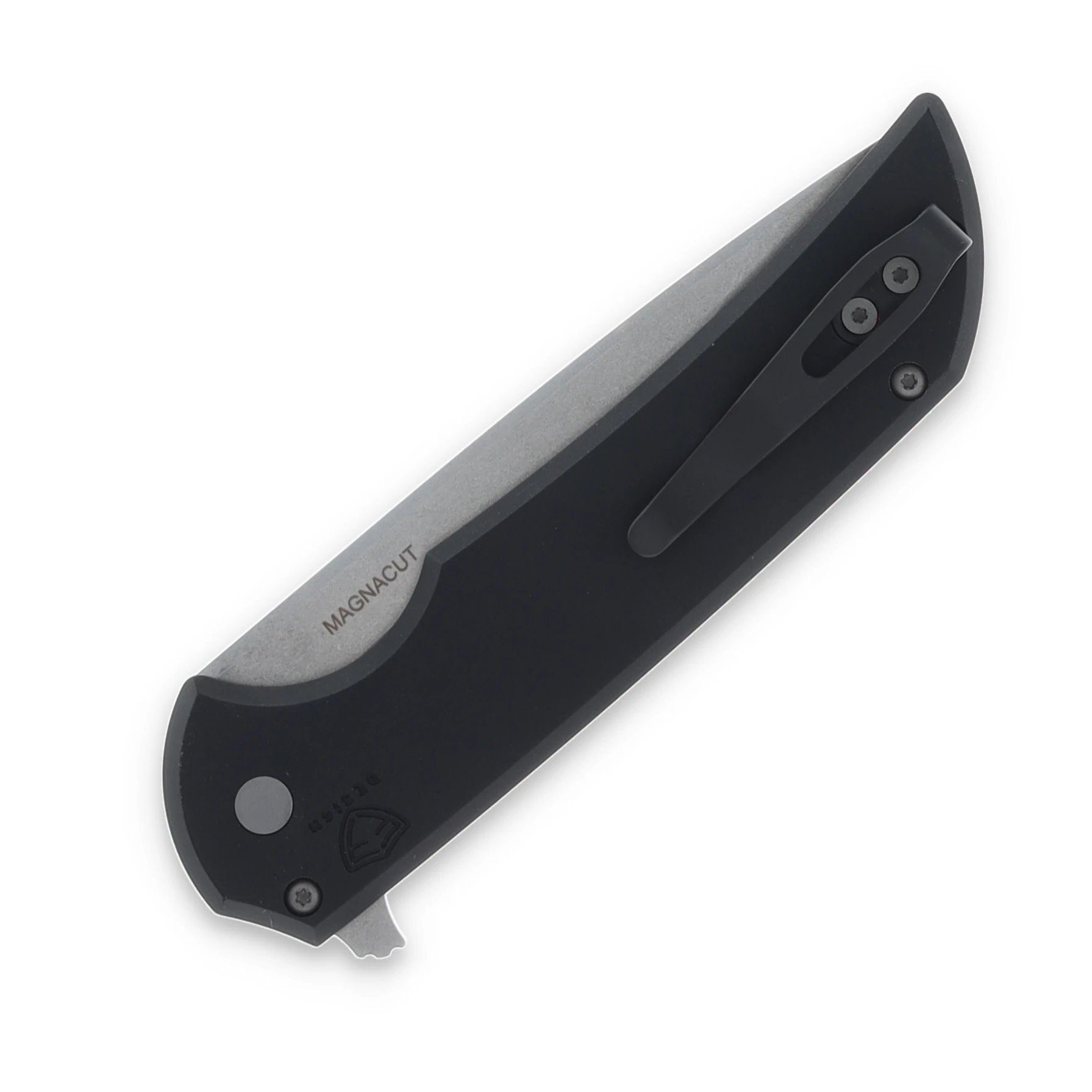 ProTech Mordax Folding Knife 3.5in Plain Stonewash Magnacut PTMX101 View 6