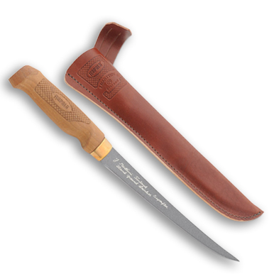 Rapala Normark Superflex Fillet Knife Birch Wood 7.5in Plain Fillet View 1