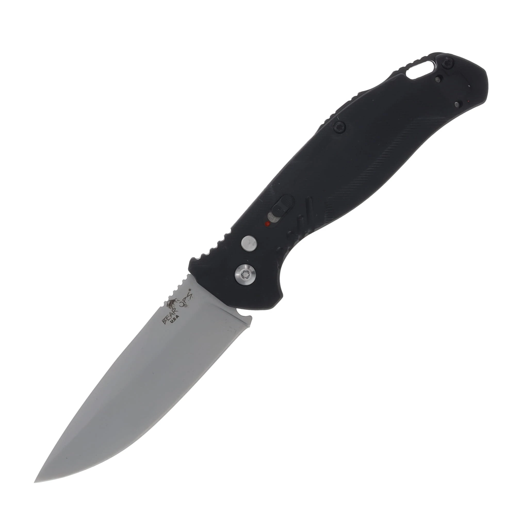 Bear & Son Bear Ops Bold Action XI Automatic Knife Bead Blast G-10 AUBRAC1100BP View 1