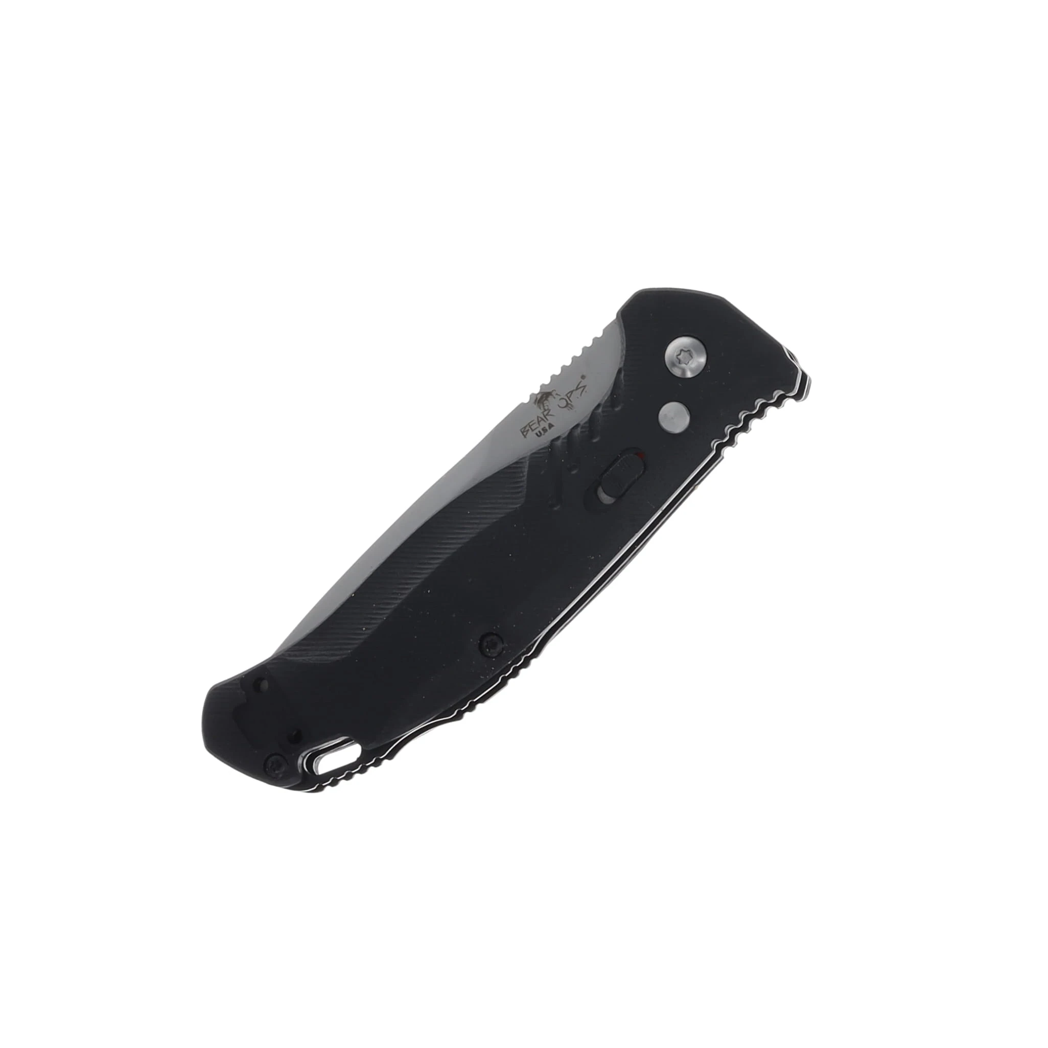 Bear & Son Bear Ops Bold Action XI Automatic Knife Bead Blast G-10 AUBRAC1100BP View 4