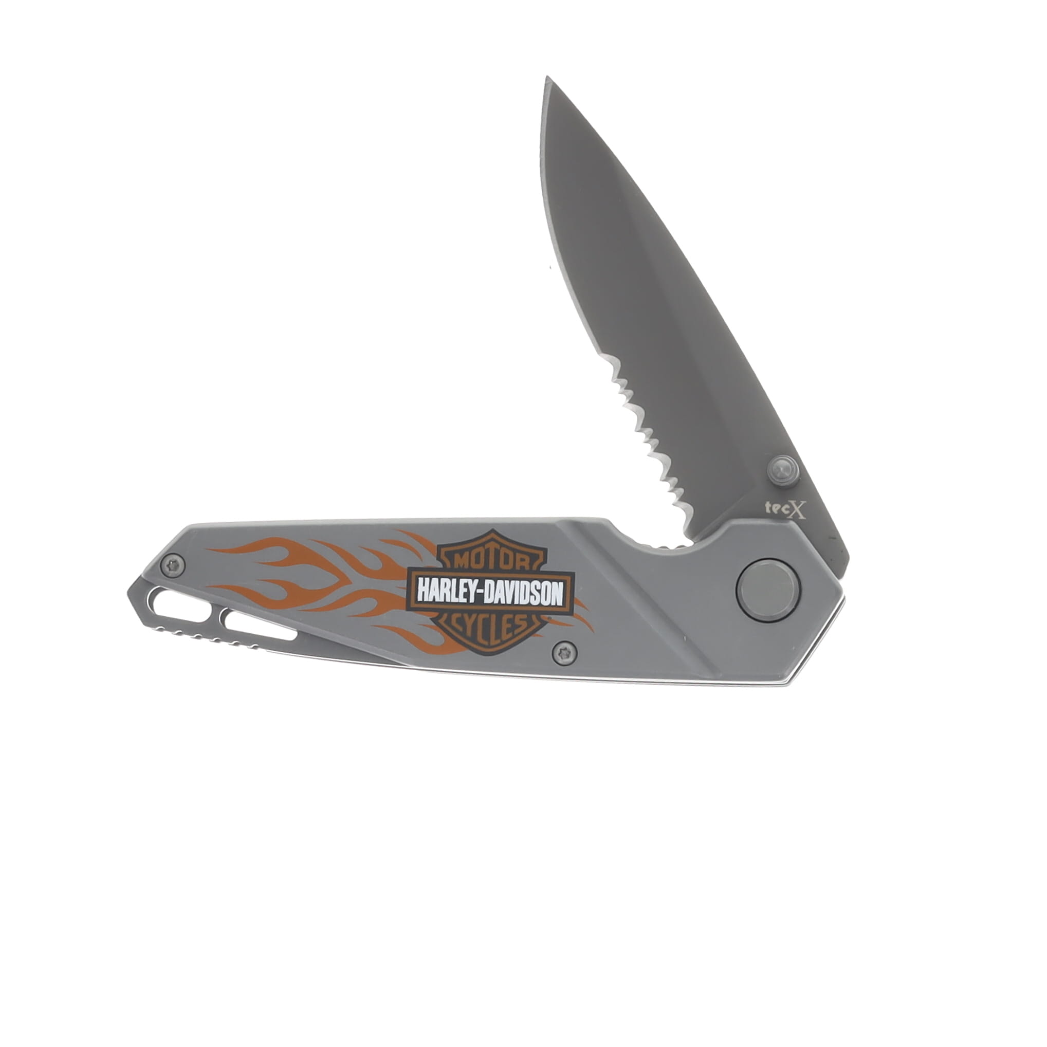 Tec-X Harley-Davidson Stainless Steel Linerlock Folding Knife CA52251 View 3