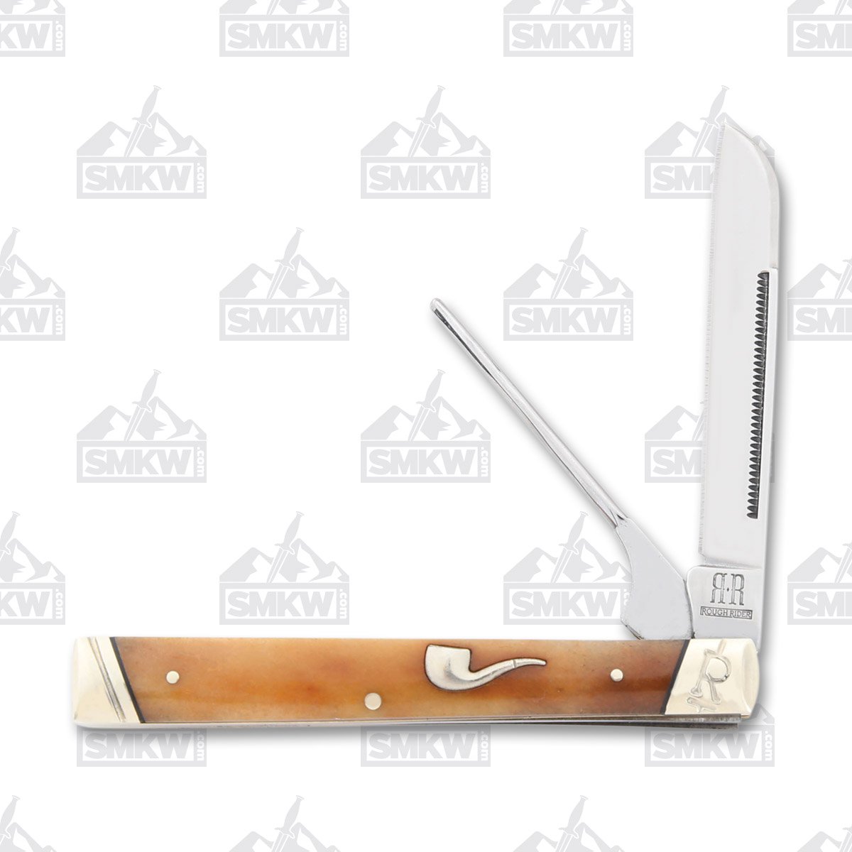 Rough Ryder Tobacco Bone Pipe Doctor Knife RR1899 View 1