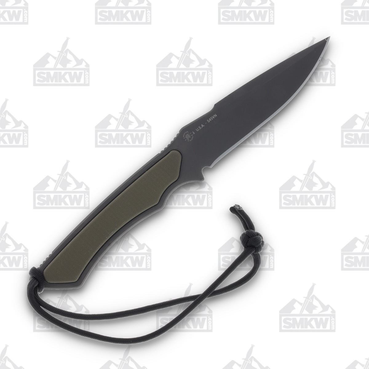 Spartan Blades Phrike Green 4.25in Plain Black PVD Drop Point SB17BKGRKYBK View 2