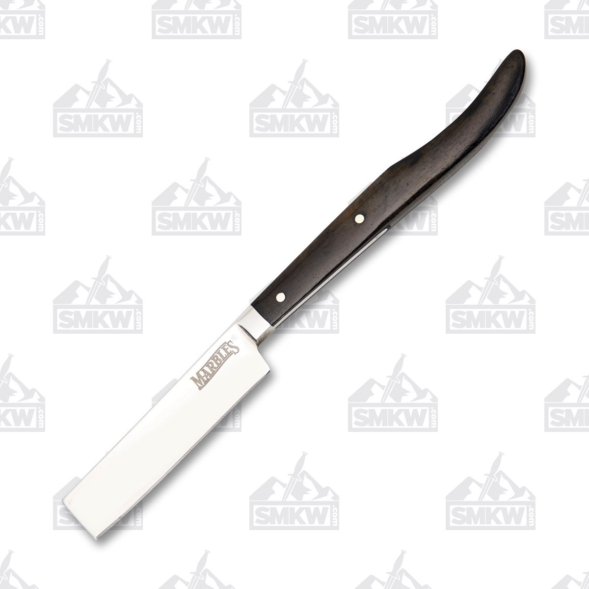 Marbles Mini Razor 2.28in. Fixed Blade Black Bone Knife MR467 View 1