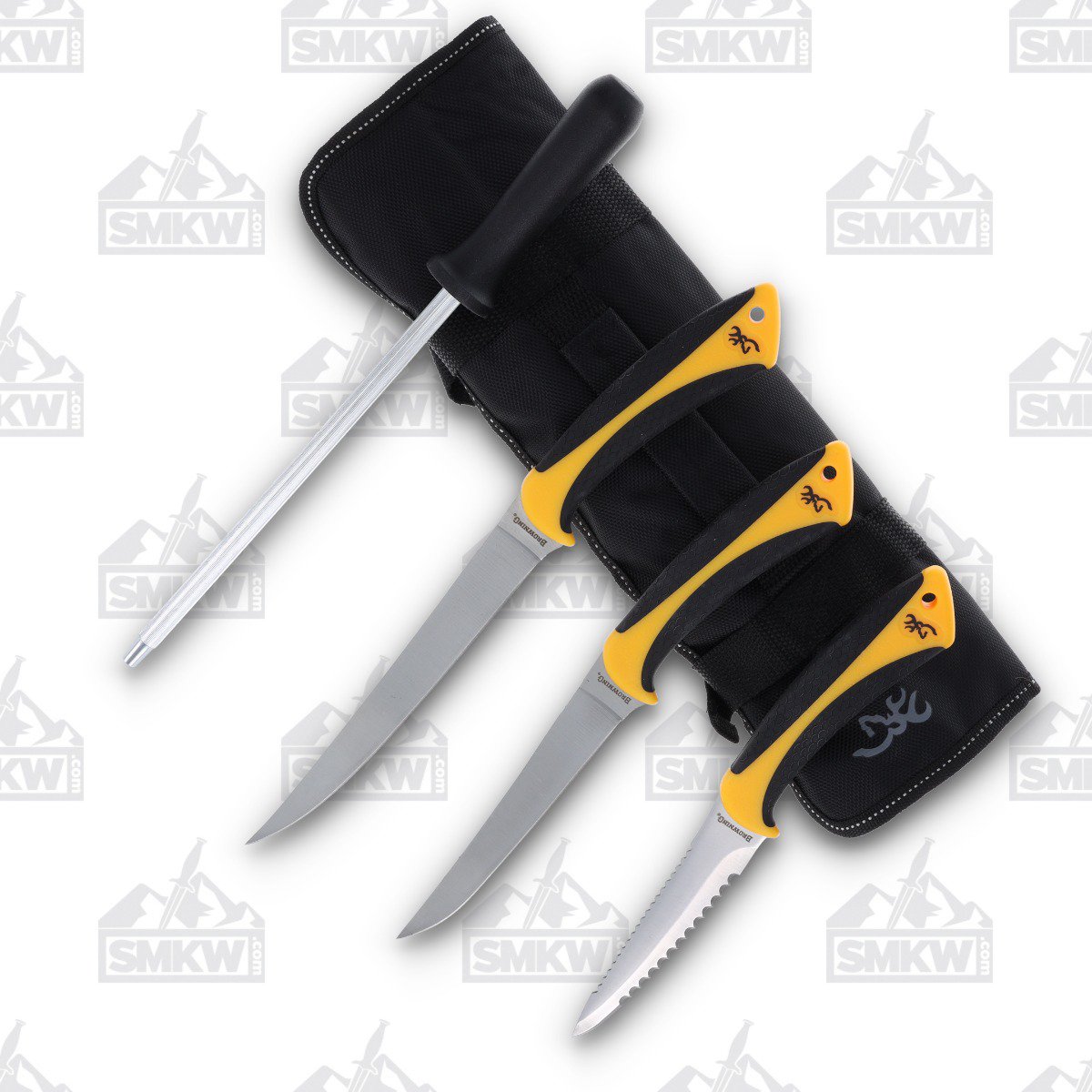Browning Bg Fillet Knife Combo 4-Piece Set BR0324B View 1
