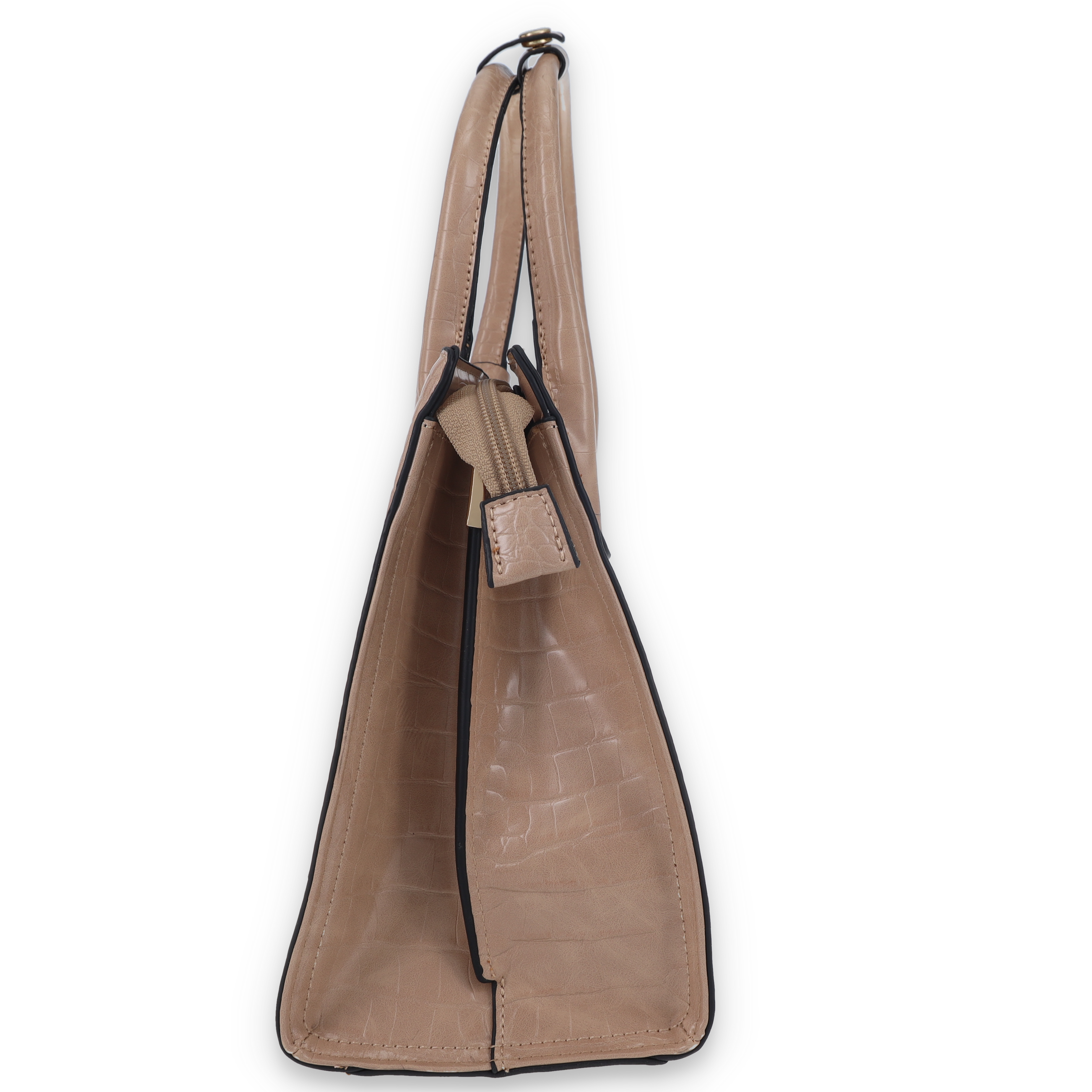 Ledas Fashions Khaki Crocodile Pockets Purse Clutch LPP8231KHA View 5