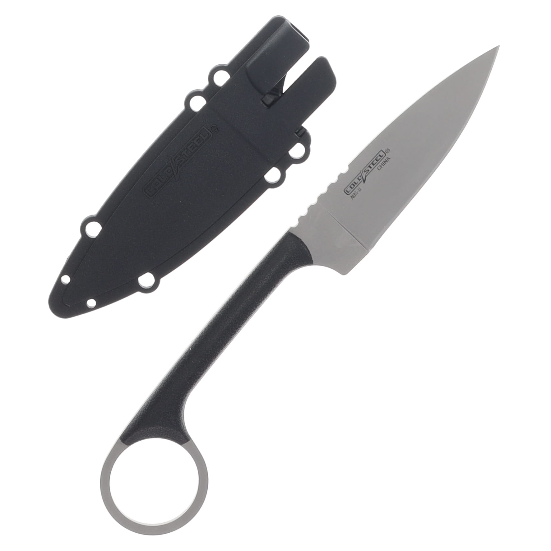 Cold Steel Bird & Game Fixed Blade 3.5in Plain Bead Blast Drop Point Blade CS20A View 2