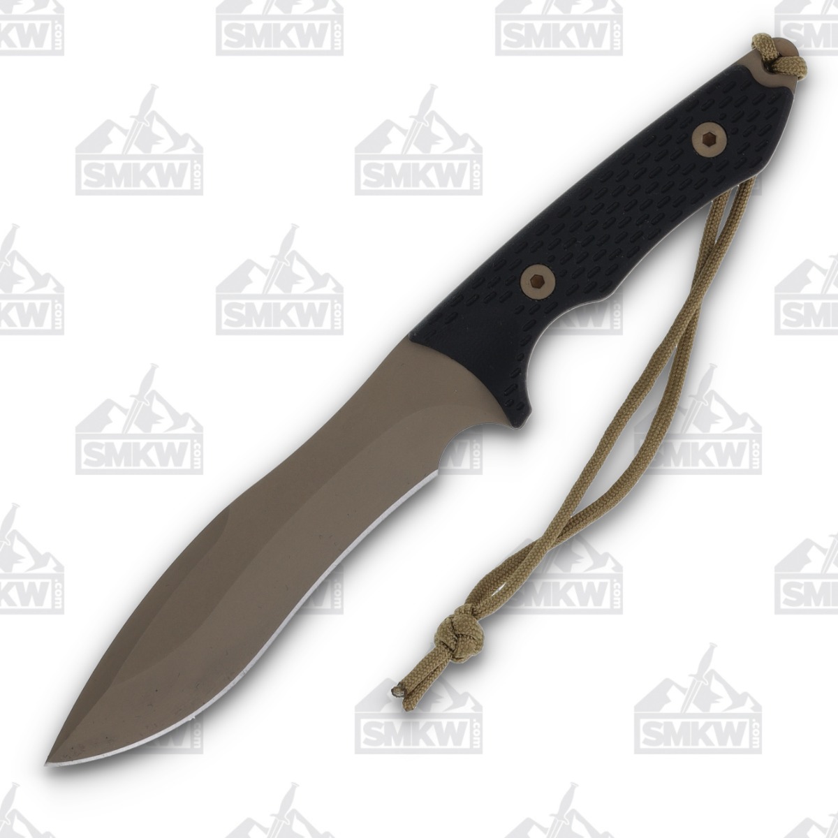 Spartan Blades Ronin Shinto Fixed Blade FDE PVD S45VN/Black Canvas Micarta with Nylon Sheath SB47DEBKNLBK View 2