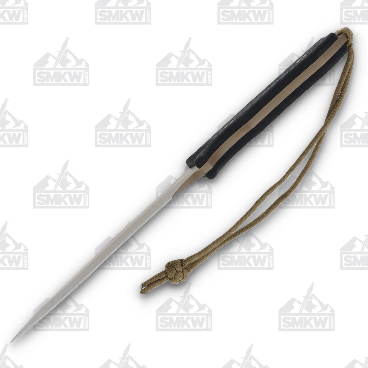 Spartan Blades Ronin Shinto Fixed Blade FDE PVD S45VN/Black Canvas Micarta with Nylon Sheath SB47DEBKNLBK View 3