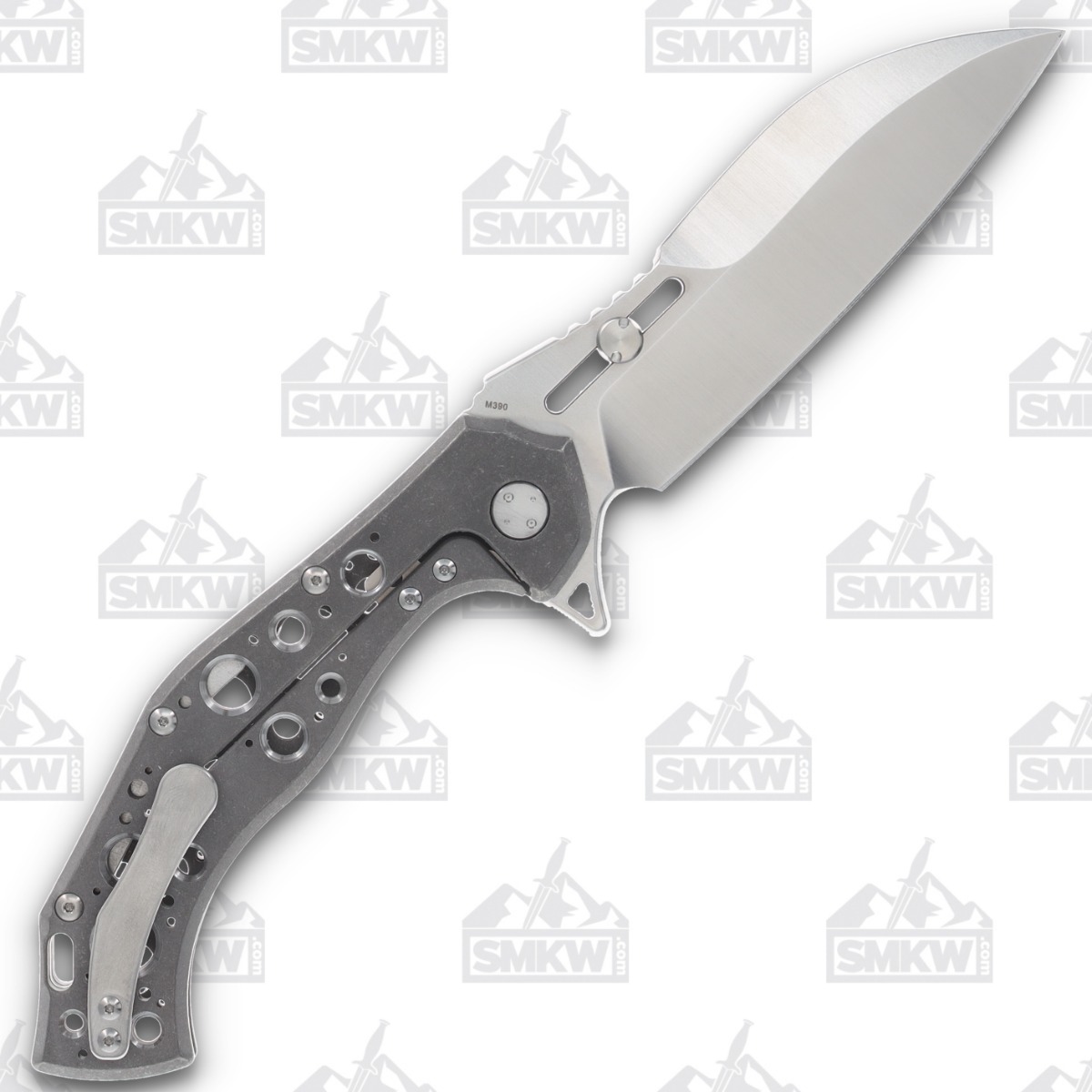Olamic Soloist Scout Ti Stonewash Acid Rain 4.12in Satin Blade 195-S View 2