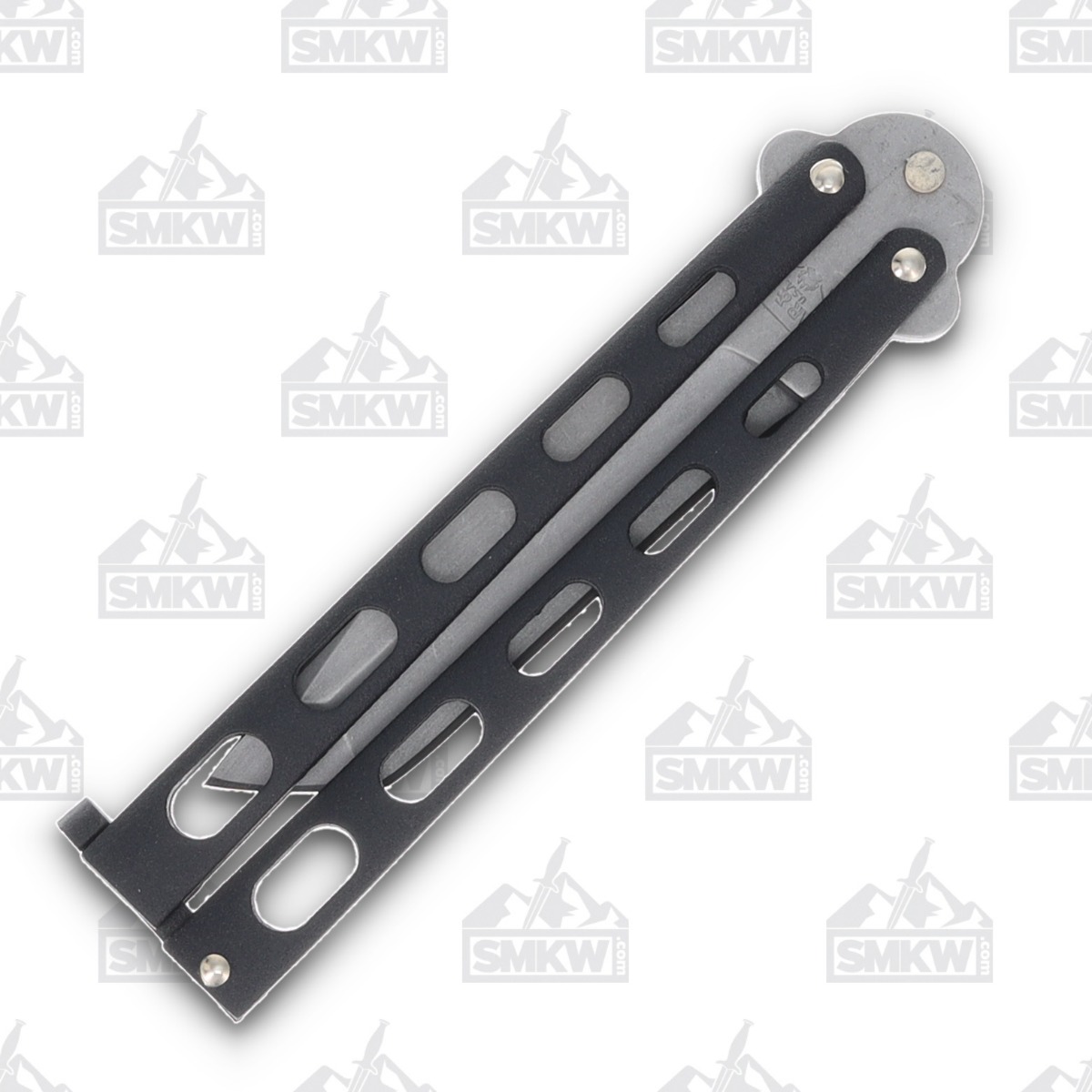 Bear & Son 114B Balisong Butterfly Knife (Black) BR114B View 2