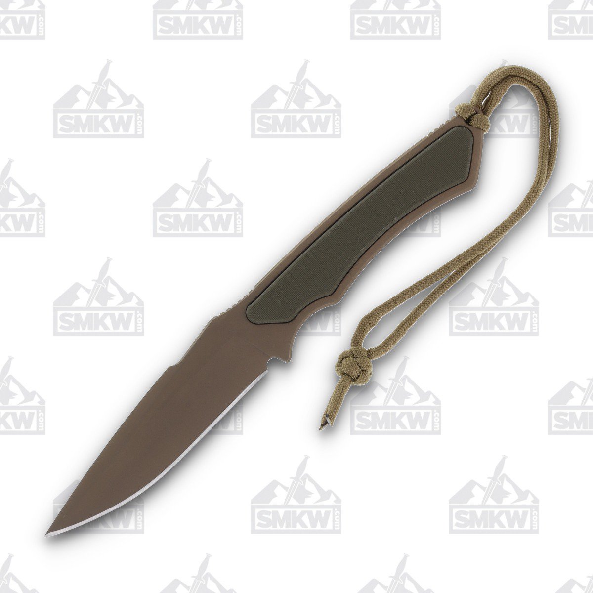 Spartan Blades Phrike Combat Knife with FDE and Green G-10 Handles SB17DEGRKYTN View 1