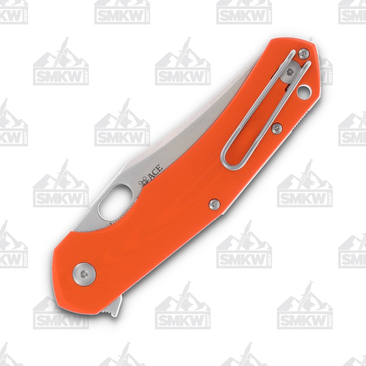 GiantMouse ACE Jutland Hunter Folding Knife Orange G-10 GMJUTLANDORGG10 View 3