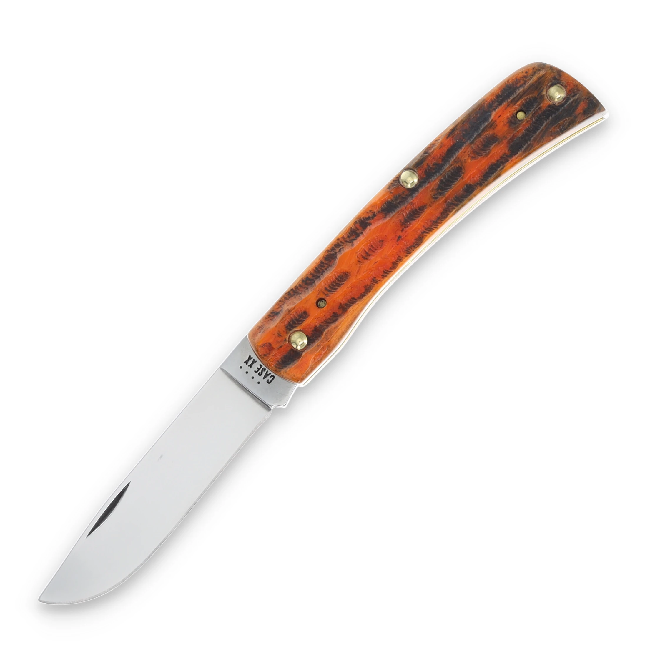 Case SMKW Exclusive Sod Buster Jr Folding Knife Smoky Valley Sunset Autumn Bone CA25229 View 3
