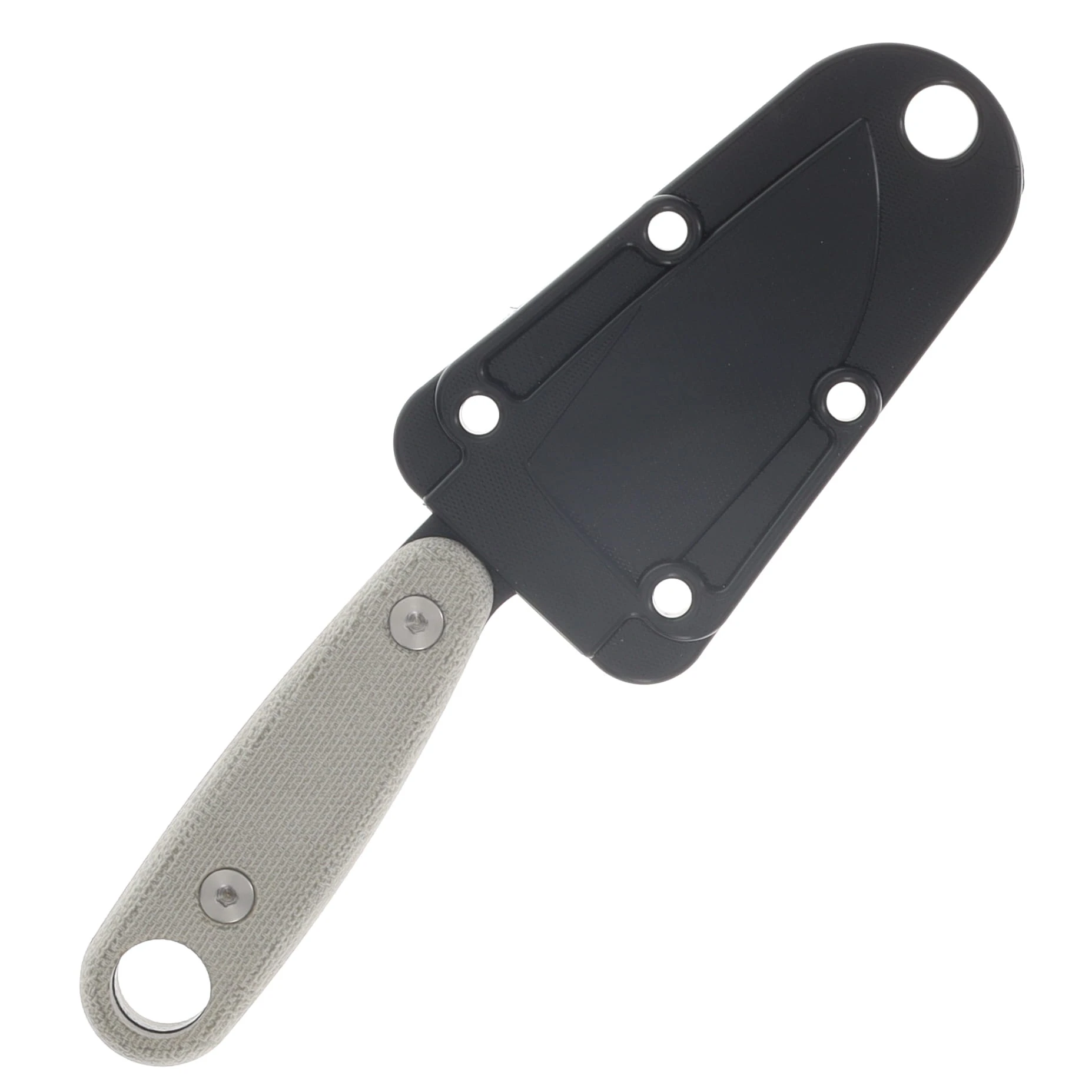ESEE Knives Izula II Fixed Blade with Survival Kit Green Micarta Black 1095 ECI11BK View 9
