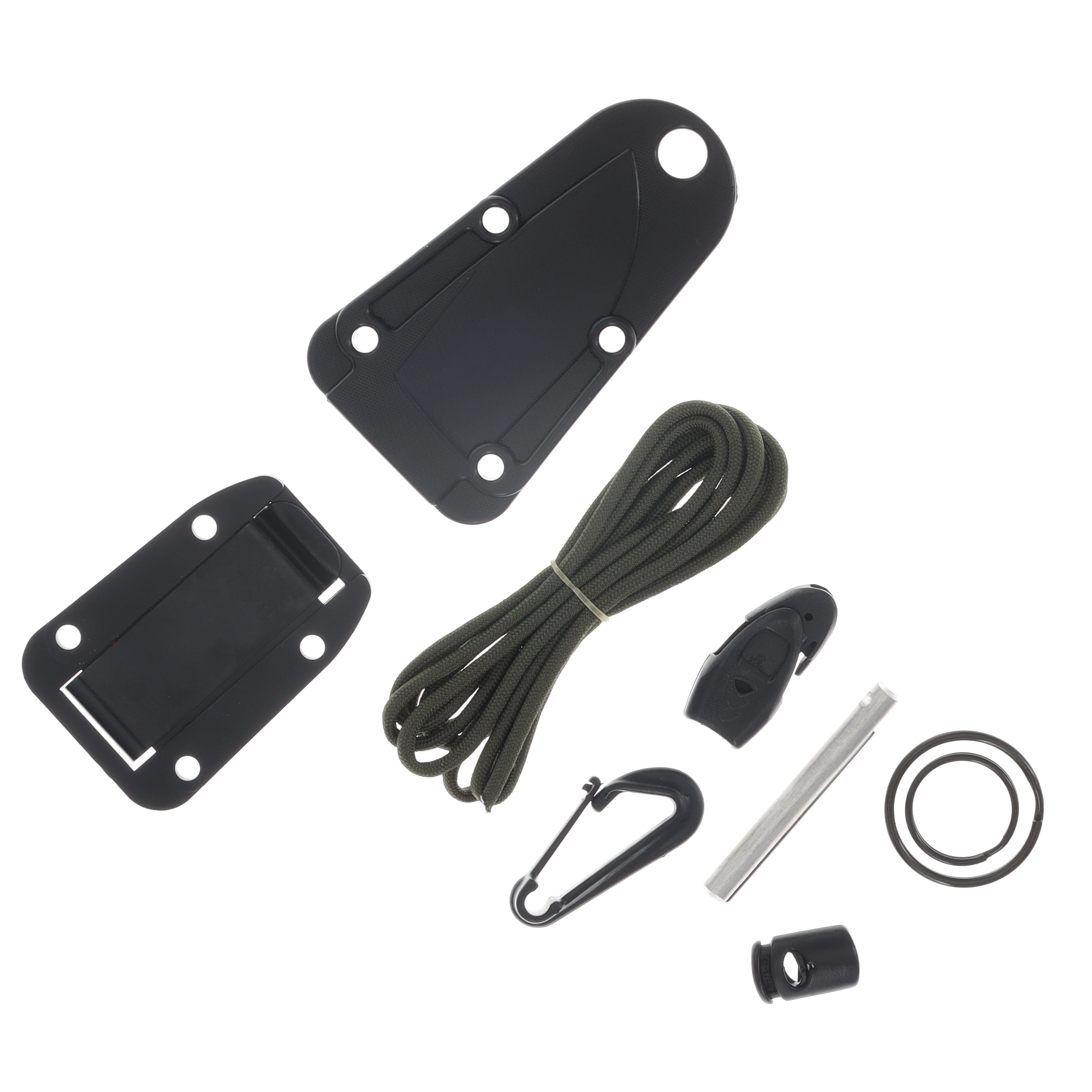ESEE Knives Izula II Fixed Blade with Survival Kit Green Micarta Black 1095 ECI11BK View 12