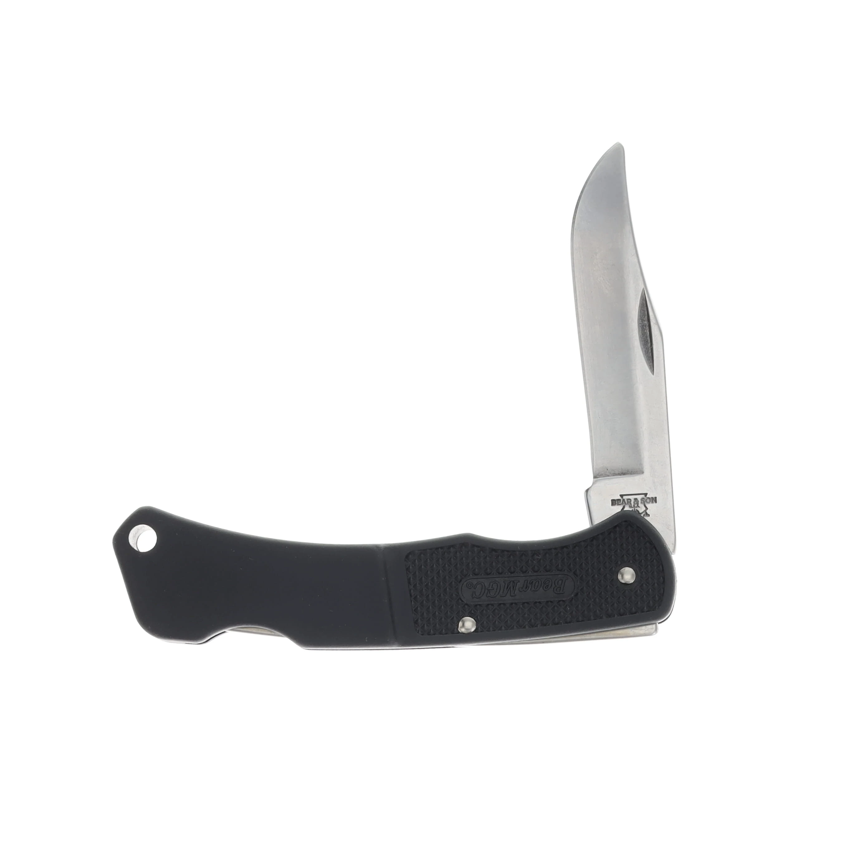 Bear & Son Lockback Folding Knife Black Zytel BR705 View 2