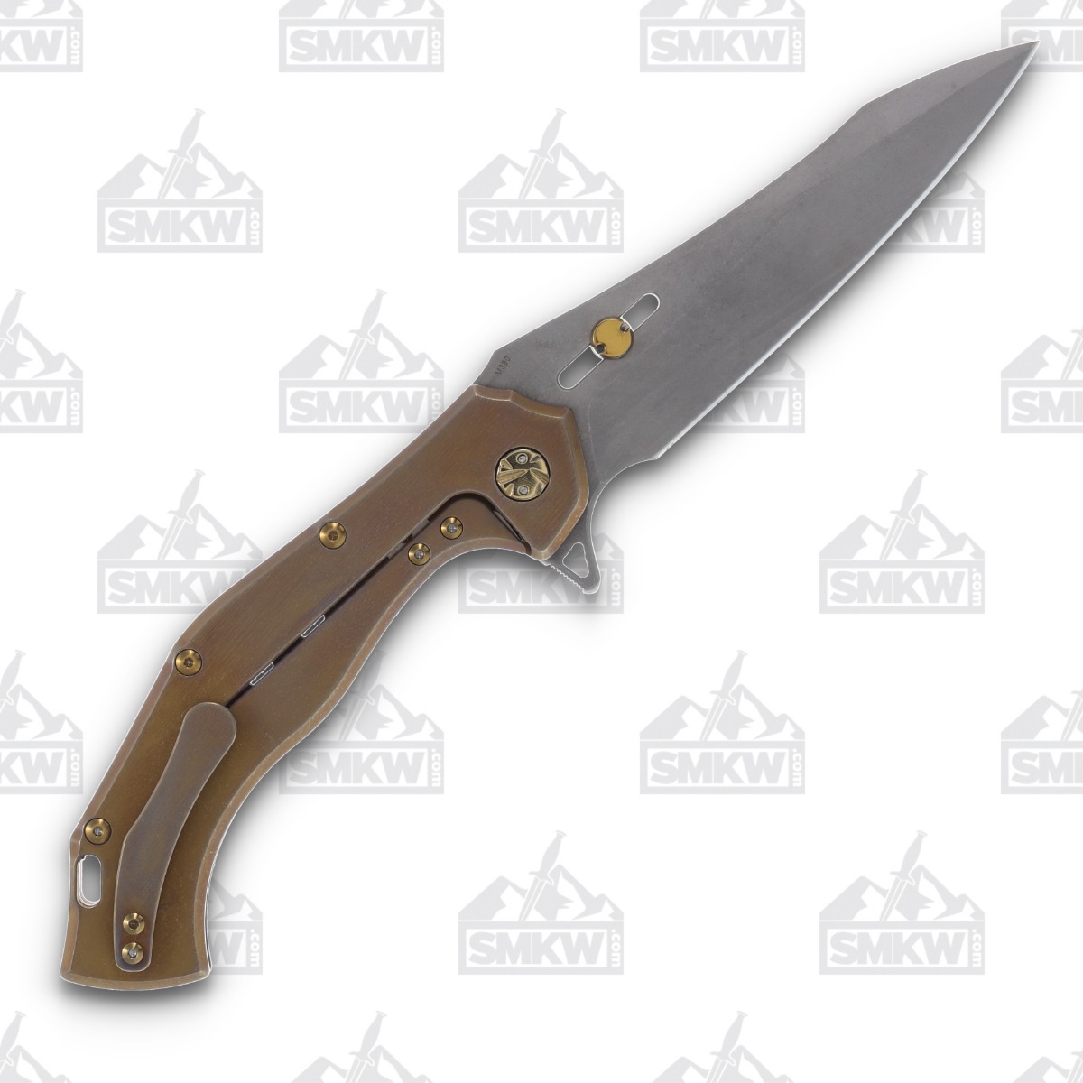 Olamic Soloist Agent Ti Kinetic Earth Holes 4.12in Stonewash Blade 205-A View 2