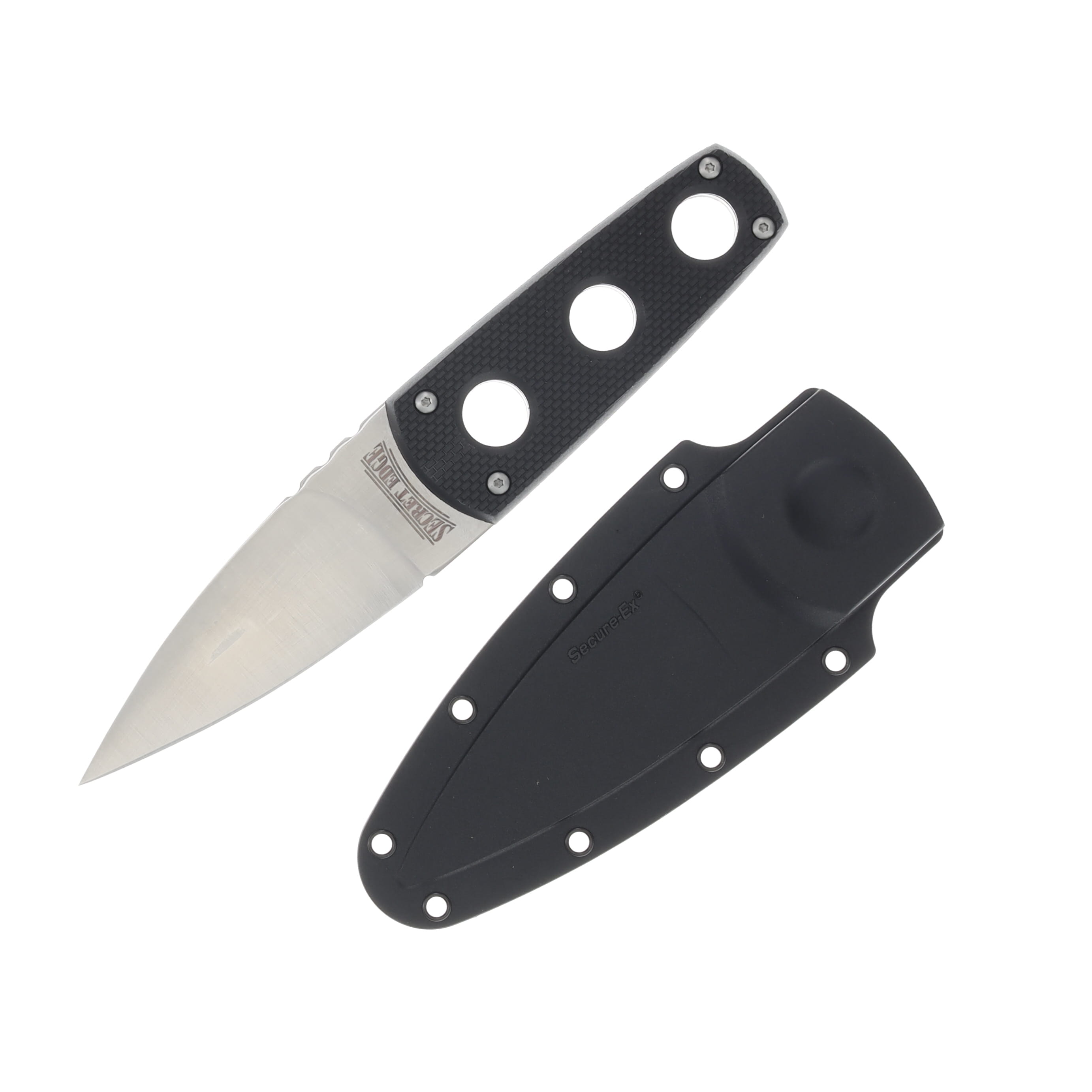 Cold Steel  Secret Edge Fixed Blade Knife 3.5in Satin Plain Blade 11SDT CS11SDT View 1