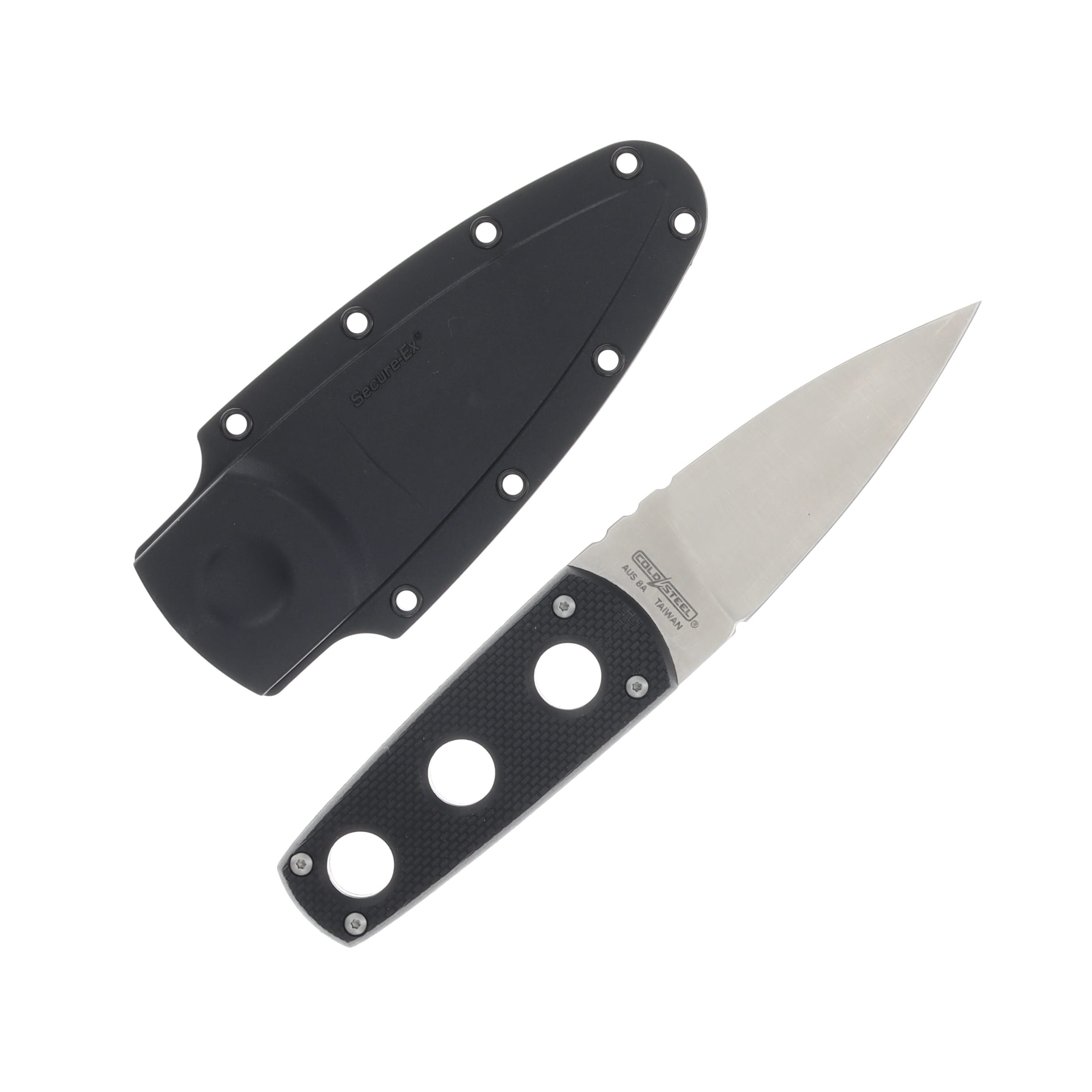 Cold Steel  Secret Edge Fixed Blade Knife 3.5in Satin Plain Blade 11SDT CS11SDT View 2