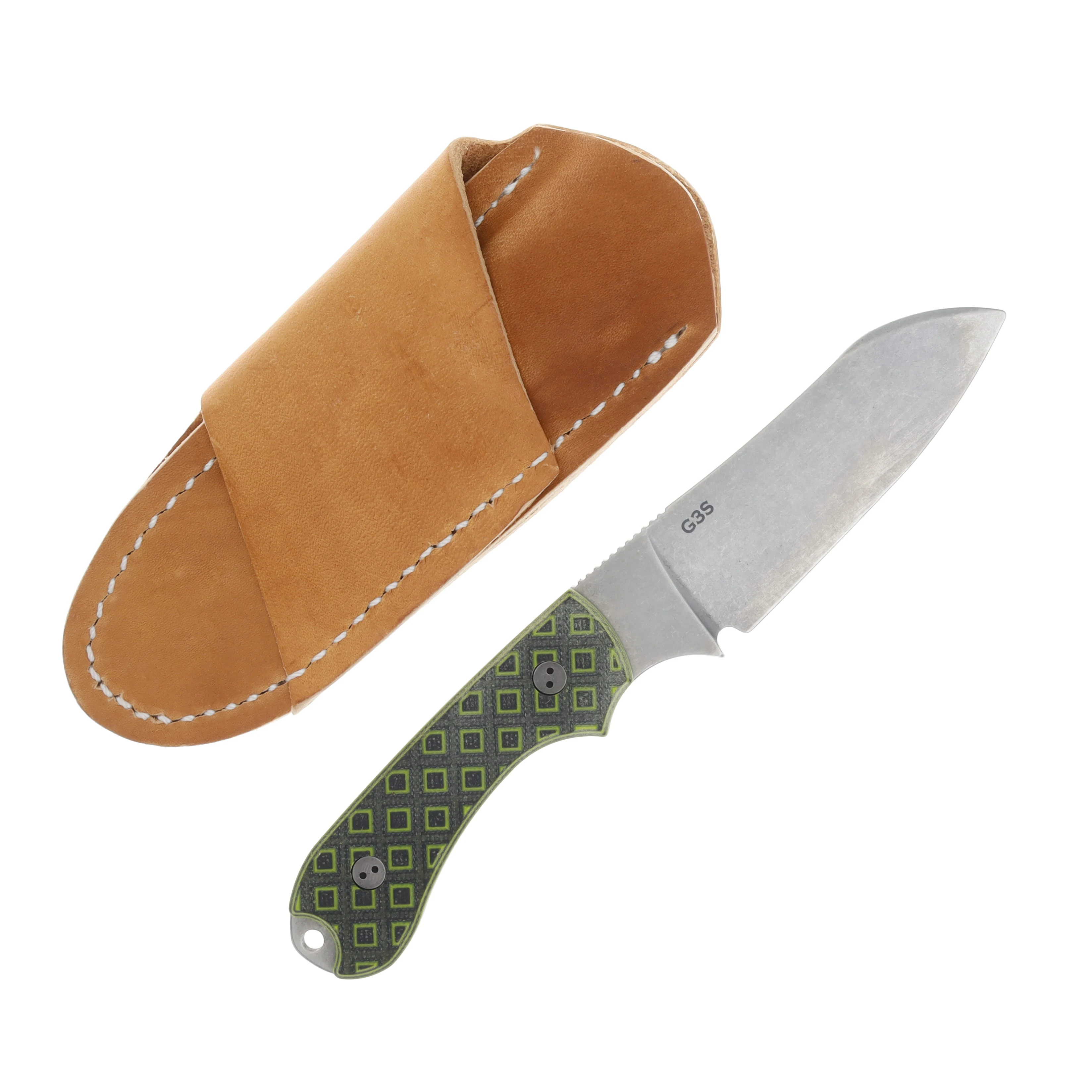 Bradford BK Trainium Training Knife Stonewash Toxic Green BRAD2534 View 2