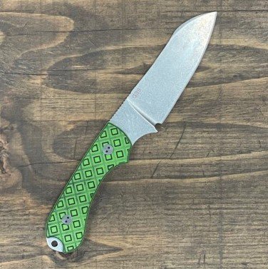 Bradford BK Trainium Training Knife Stonewash Toxic Green BRAD2534 View 5