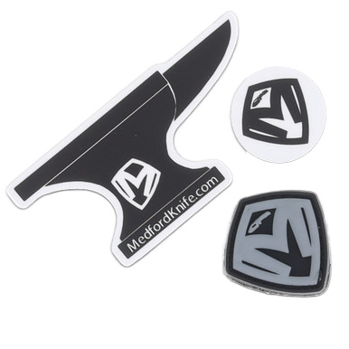 Medford 187 DP Folding Knife Tumbled Drop Point/Tumbled Handles with Flamed Hardware View 12