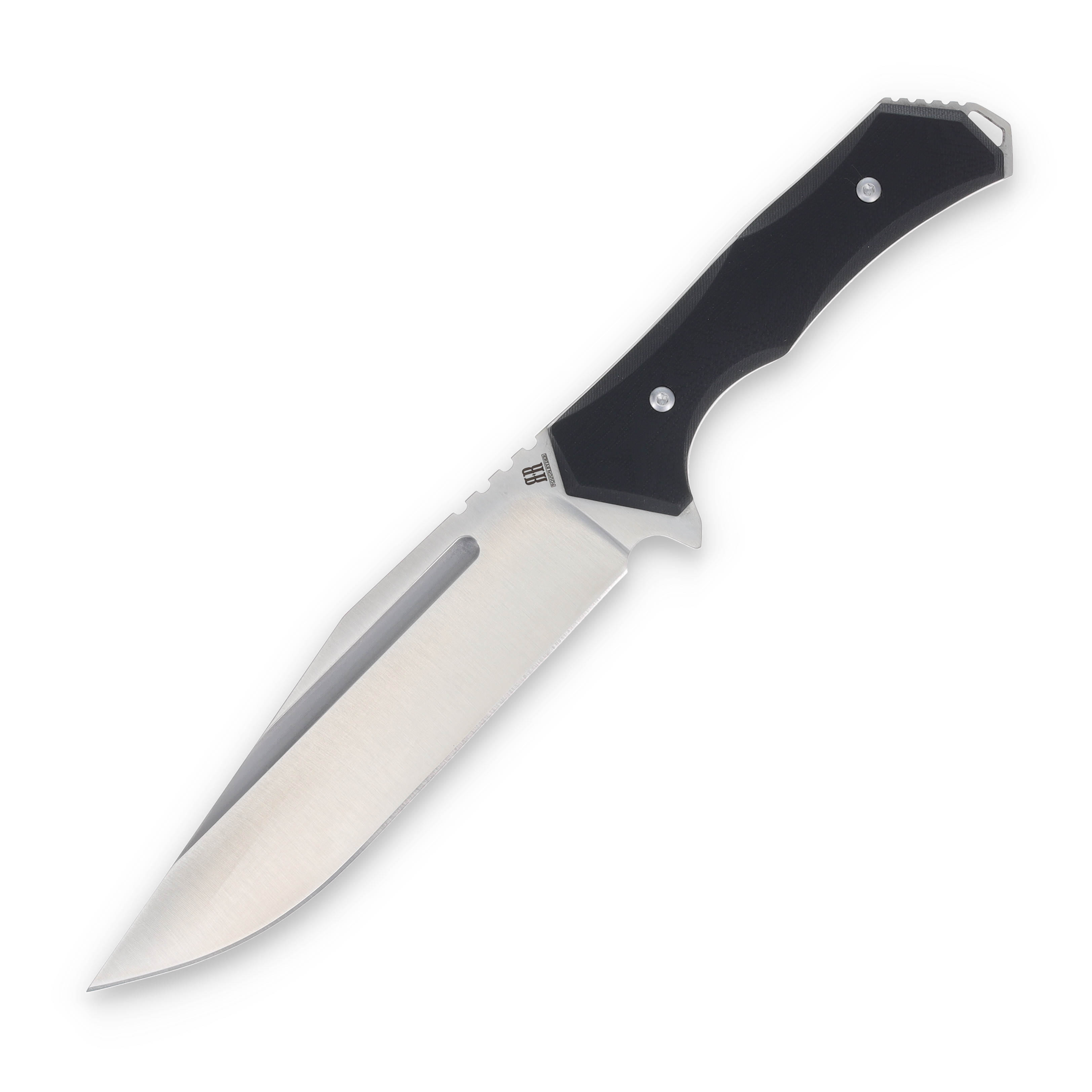 Rough Ryder RR2533 Black G-10 Fixed Blade Knife RR2533 - Smoky