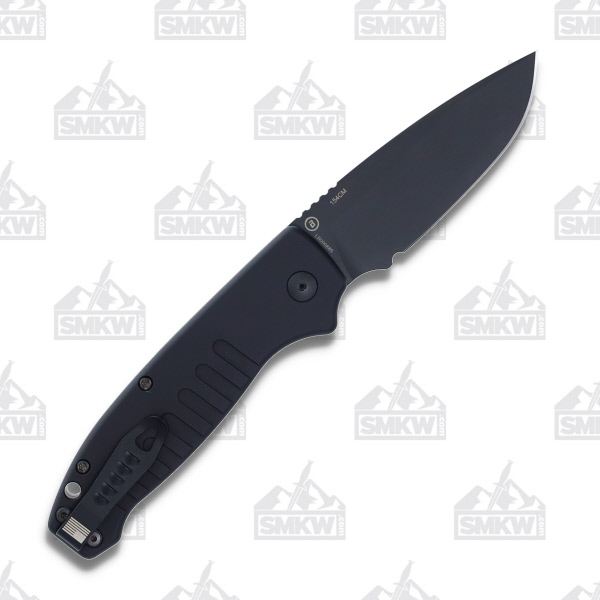 Hogue Ballista 1 Drop Point Matte Black Automatic Knife AUHG64130 View 2