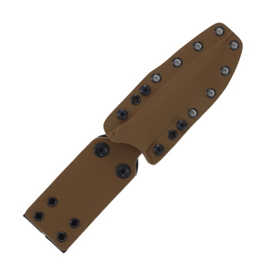 Spartan Blades Ares Fighter Fixed Blade Knife 5.38in FDE Drop Point SB1DEBKKYTN View 6