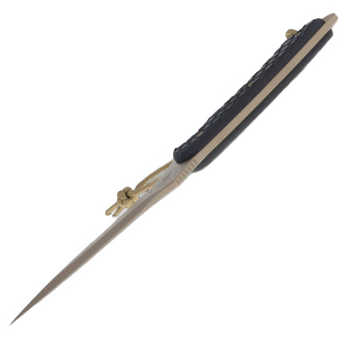 Spartan Blades Ares Fighter Fixed Blade Knife 5.38in FDE Drop Point SB1DEBKKYTN View 4