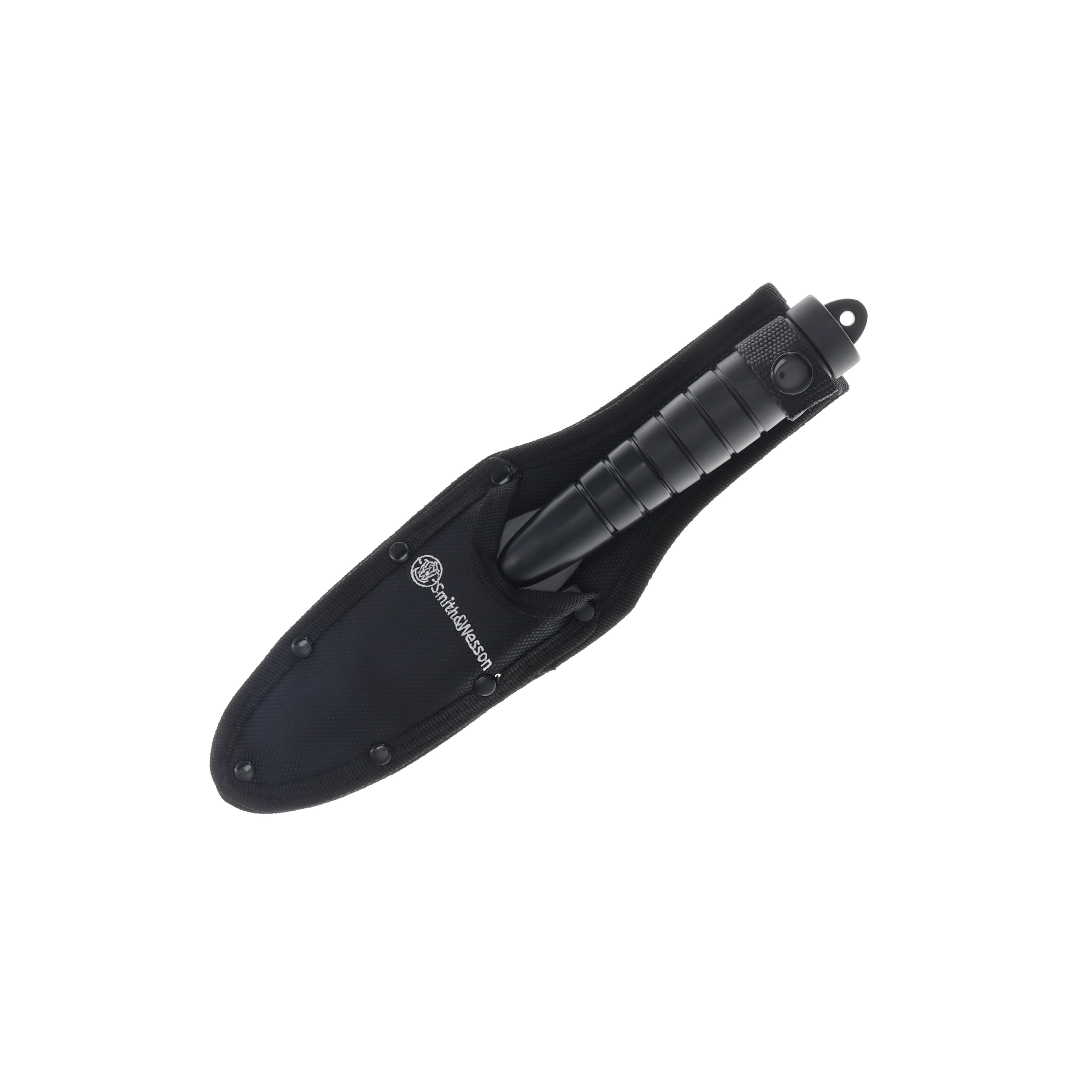 Smith and Wesson SW8 Spear Point Black Fixed Blade GFN Knife SW8 View 4