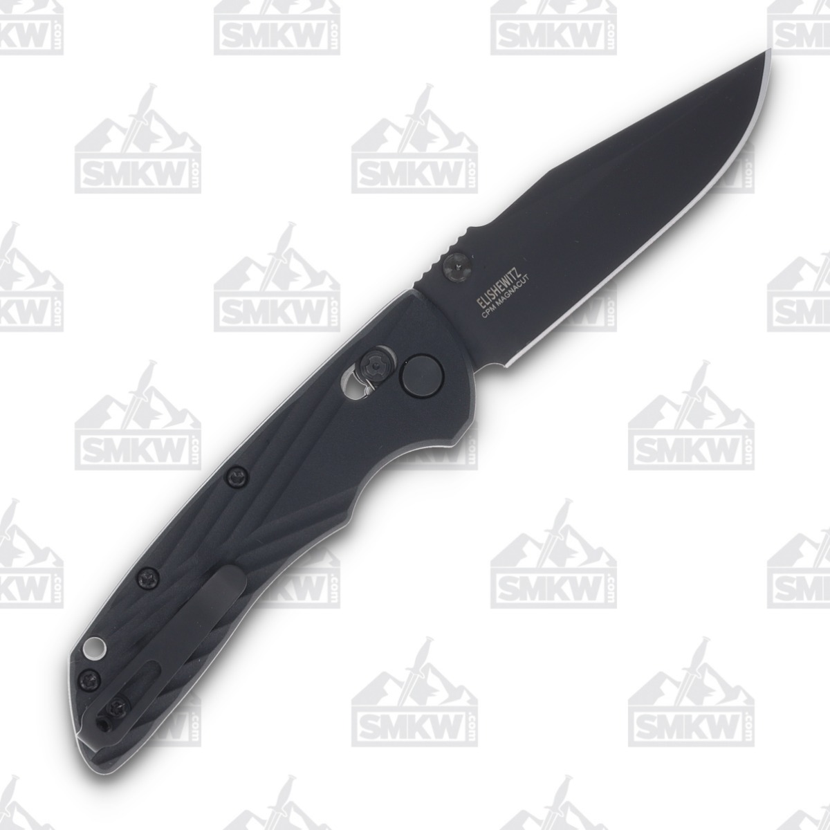 Hogue Deka MagnaCut Manual Clip Point Cerakote Black Folding Knife HG24376 View 2