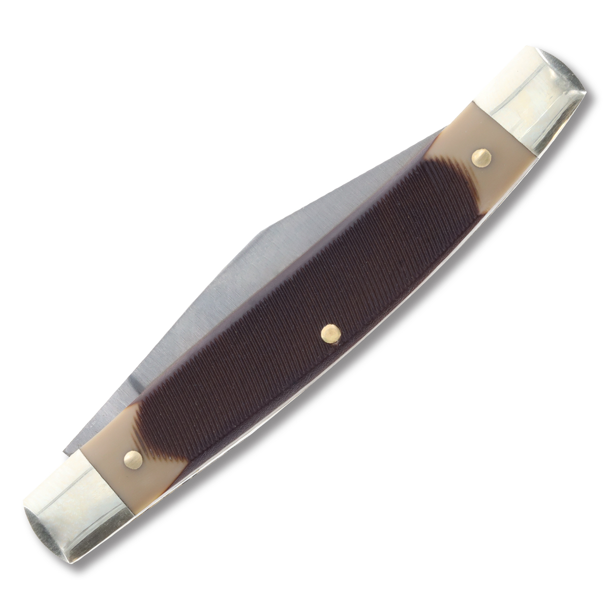 Old Timer Middleman Jack Folding Knife Brown Sawcut SCT33 View 3