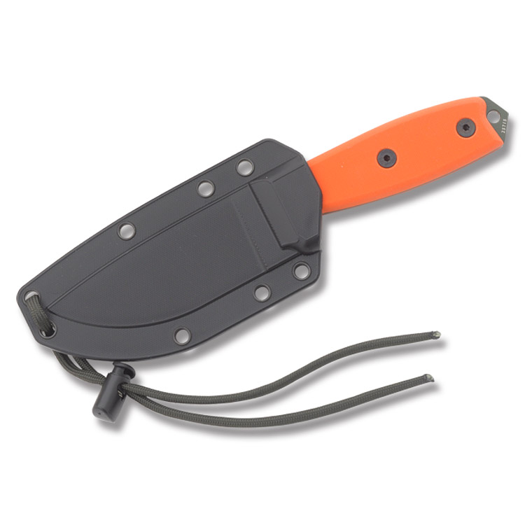 ESEE 3P Fixed Blade Knife 3.88in Plain Edge G10 Orange Olive Drab ESEE3POD View 2