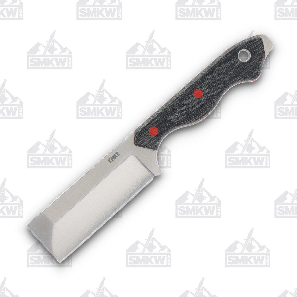 CRKT Razel Fixed Blade Utility Knife Micarta 2.97in Plain Satin Chisel CR4037 View 1