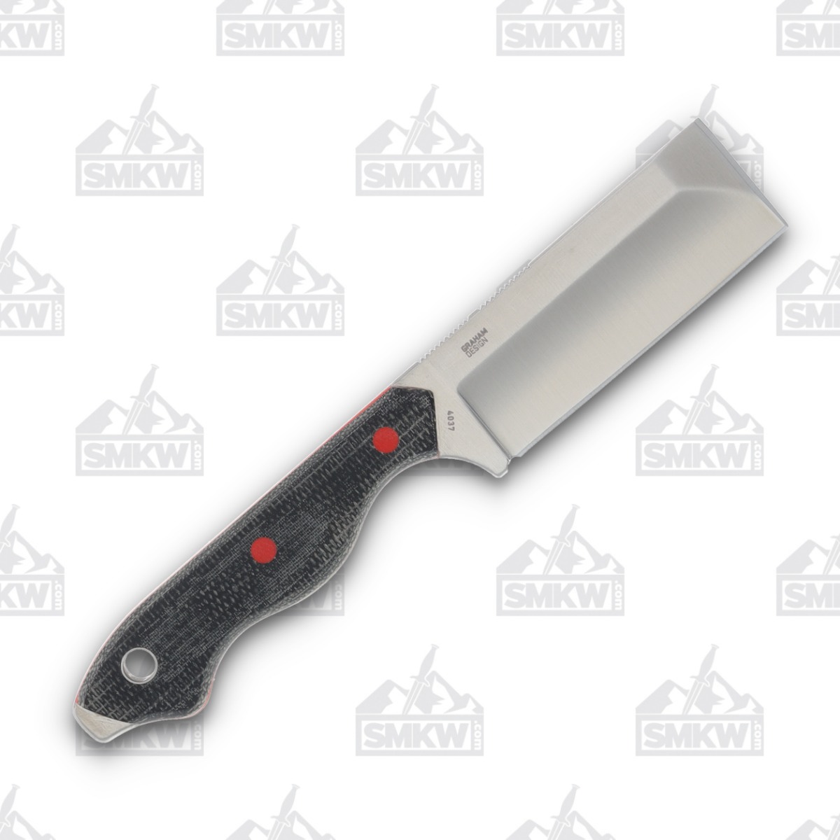 CRKT Razel Fixed Blade Utility Knife Micarta 2.97in Plain Satin Chisel CR4037 View 2