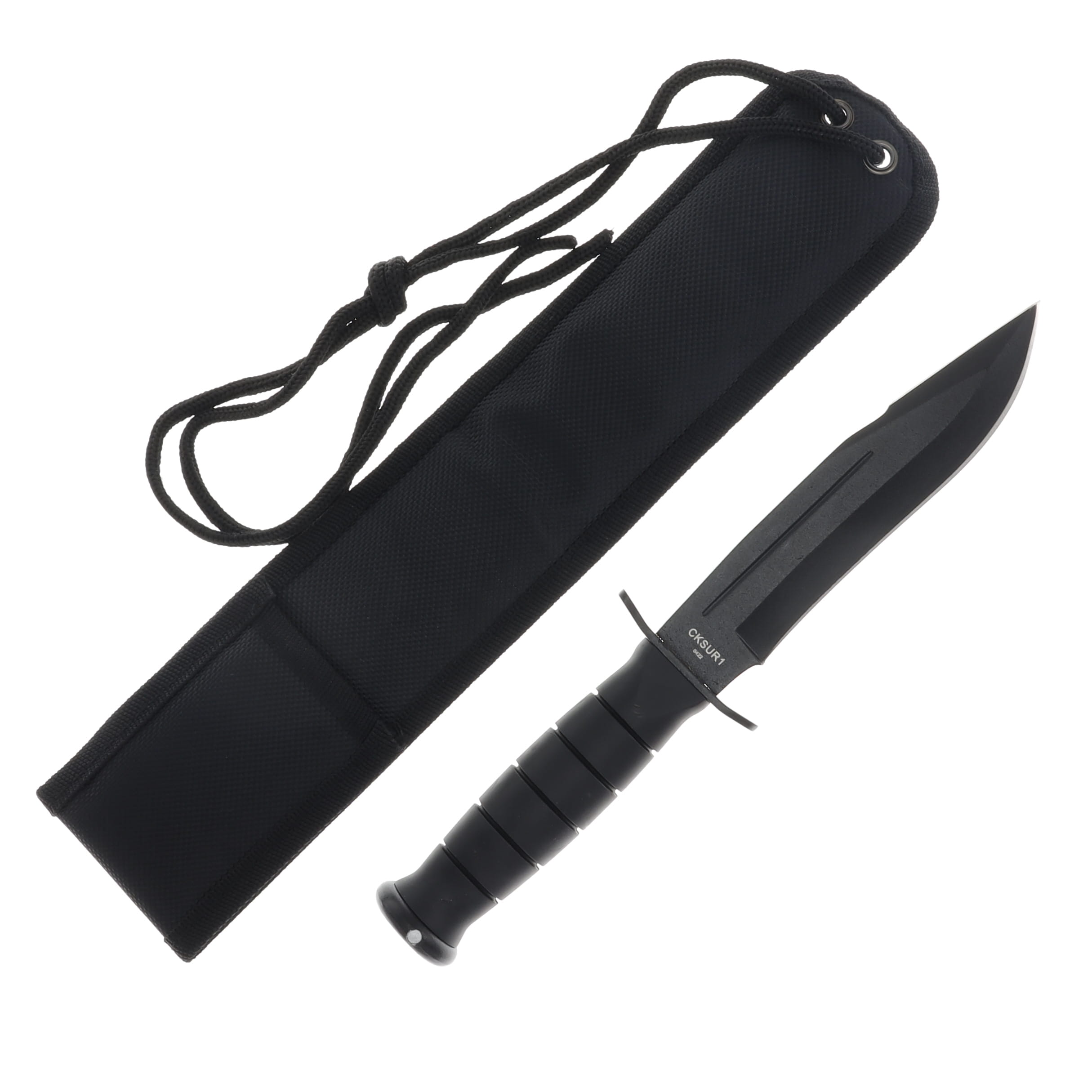 Smith and Wesson Search-Rescue Fixed Blade Knife 6in Black Clip Point Blade SWCKSUR1 View 2